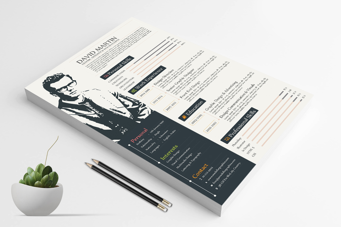 simple yet professional resume  cv  design templates in ai  eps  psd  pdf  cdr  doc  docx  indd