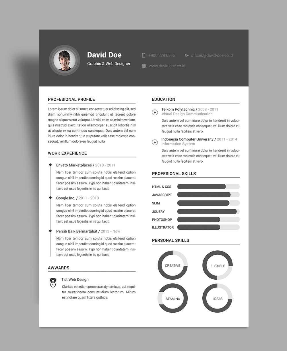 best resume layout
