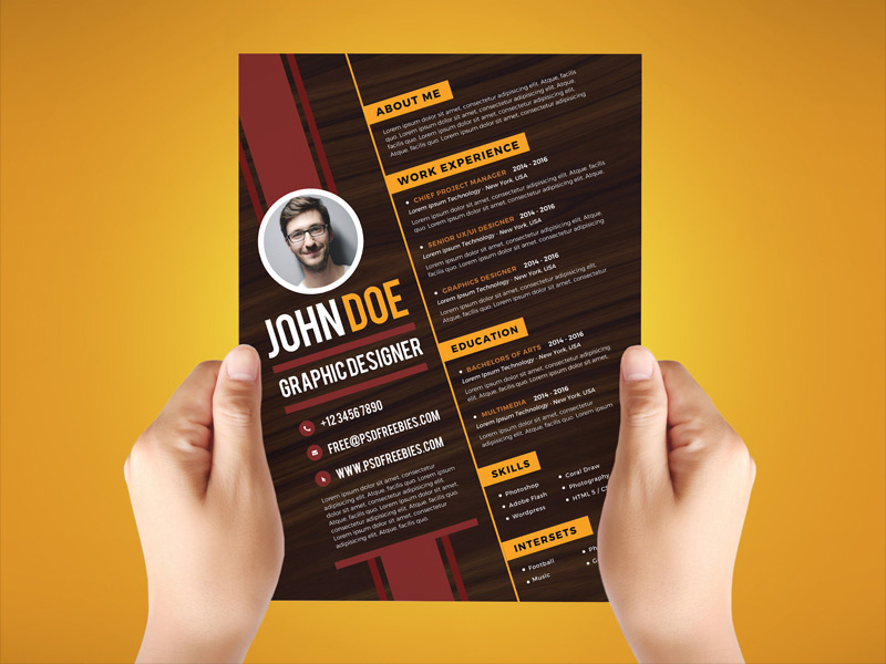 Free Graphic Design Template from good-resume.com
