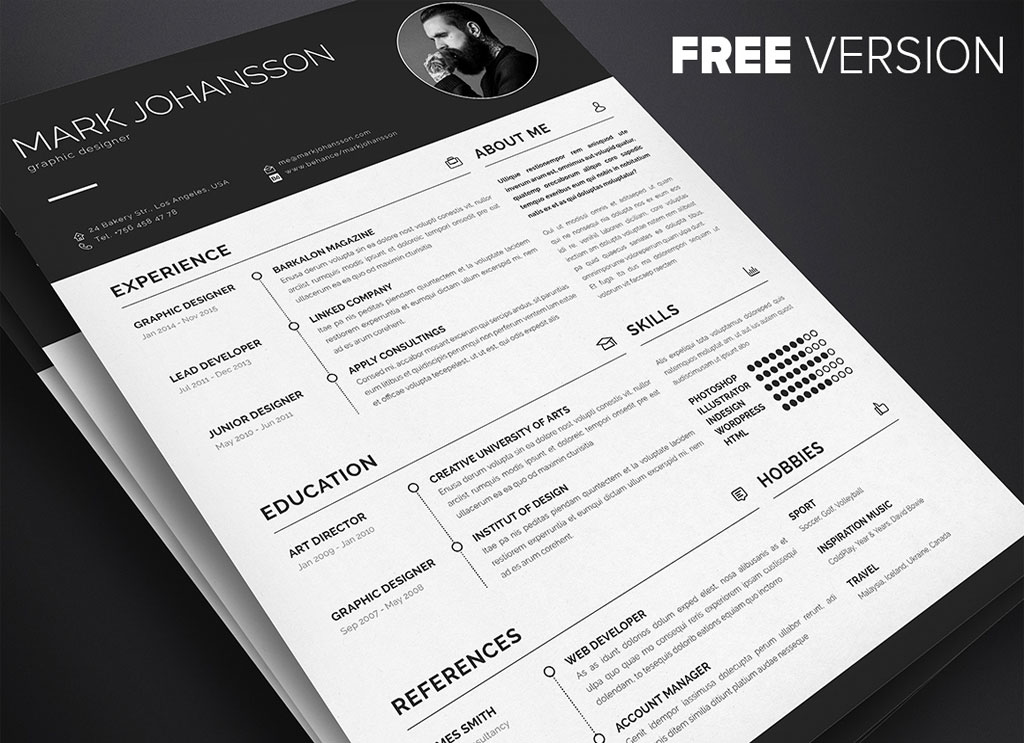 Free-Clean-Resume-Template-in-PSD-Ai-&-INDD-4